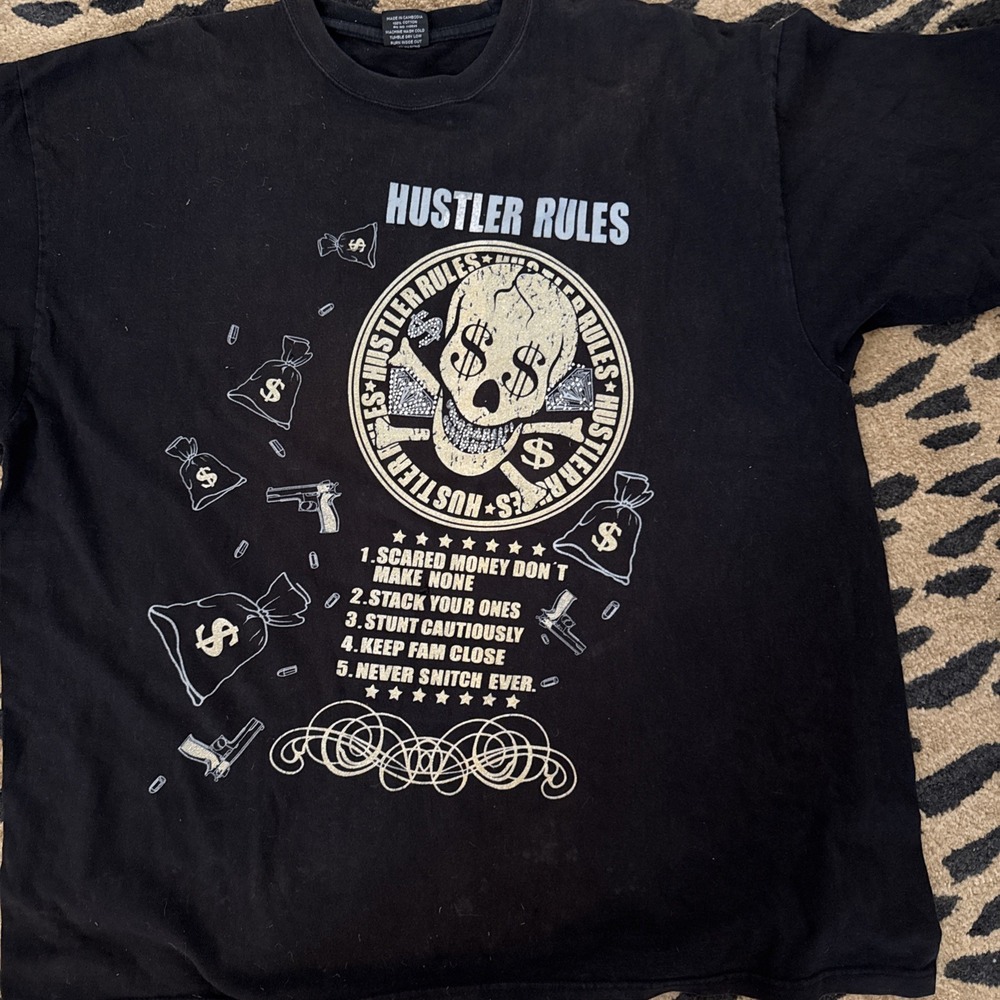 Vintage - STASH HOUSE - PAPER - Double Sided‎ Graphic T Shirt - Y2K -3XL. 3964